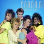 25-10-1985 Dolly Dots, Ria Brieffies, Angela Groothuizen, Anita Heilker, Angéla Kramers, Esther Oosterbeek and Patty Zomerat studio in Amsterdam, The Netherlands.Photo: Govert de Roos/Connu